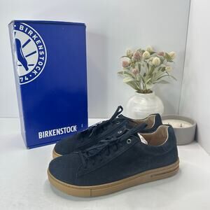 Birkenstock Bend Low Suede Leather Sneaker Midnight Blue Men 12/EU 45 NWB